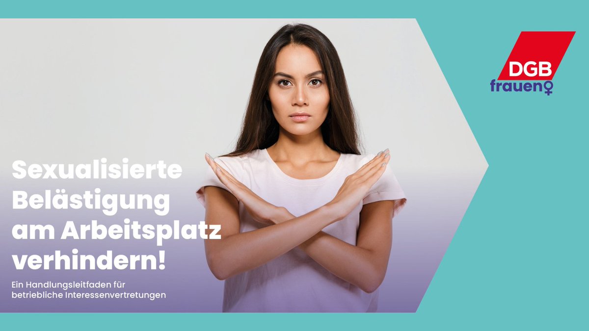 DGB_Frauen's tweet photo. Gegen sexuelle Belästigung am Arbeitsplatz lässt sich nichts tun? Doch. Pünktlich zur Aktionswoche #GegenGewaltanFrauen haben wir den überarbeiteten @dgb_news-Handlungsleitfaden für Interessenvertretungen veröffentlicht. 
Hier geht´s zum Download: https://t.co/McXkKONSvZ https://t.co/LCn4vSp7Kl