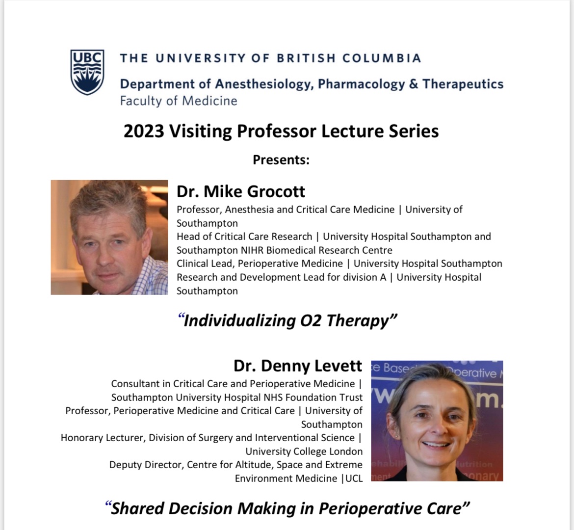 UBC_AnesthesiologyVGHfellows (@anesvgh_ubc) on Twitter photo A special thanks to Dr. Mike Grocott and Dr. Denny Levett for amazing Visiting Professor lectures at Vancouver General Hospital <a href="/mike_grocott/">Mike Grocott</a> <a href="/denny_levett/">Denny Levett</a> A special thanks to Dr. Mike Grocott and Dr. Denny Levett for amazing Visiting Professor lectures at Vancouver General Hospital <a href="/mike_grocott/">Mike Grocott</a> <a href="/denny_levett/">Denny Levett</a>
