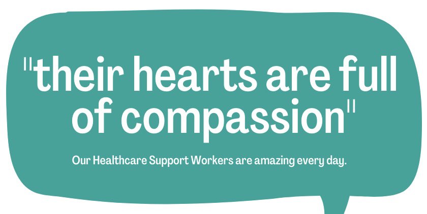 Happy HCSW day! 🥰 I owe my career to this role and have shaped my career around development for the HCSW role. This role can lead to a RN or Nursing Associate, a senior HCSW role, Paramedic, OT, Physio or Education. Thank-you to all of you for what you do x