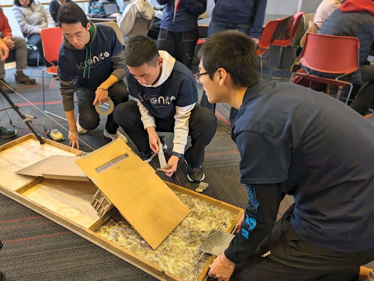 Over 50 teams of high school students from across Metro Vancouver converged on @KwantlenU's #RichmondBC campus for the annual Kwantlen Science Challenge. Teams from @sd43bc and @VSB39 had first-place finishes after completing five STEM labs. Read more: kpu.ca/news/2023/11/2…