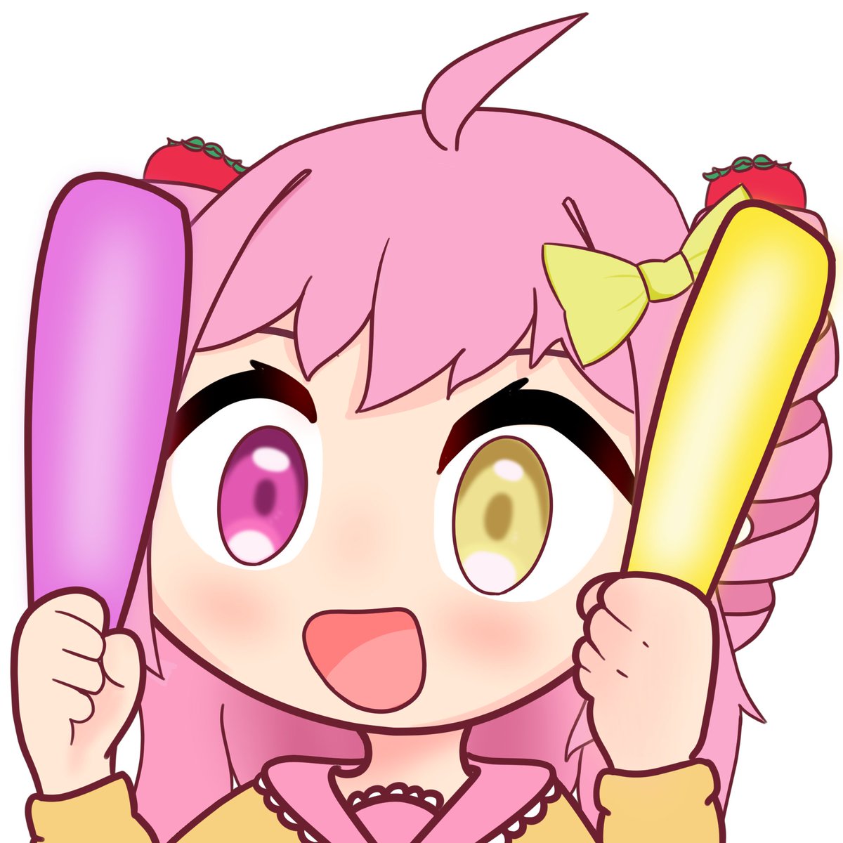 _SugarPh_'s tweet photo. Cheer!🍞@MelbaTheToast 
 #Meshiart #melbart #heartheartart #vtuber https://t.co/1ooeVcP14n