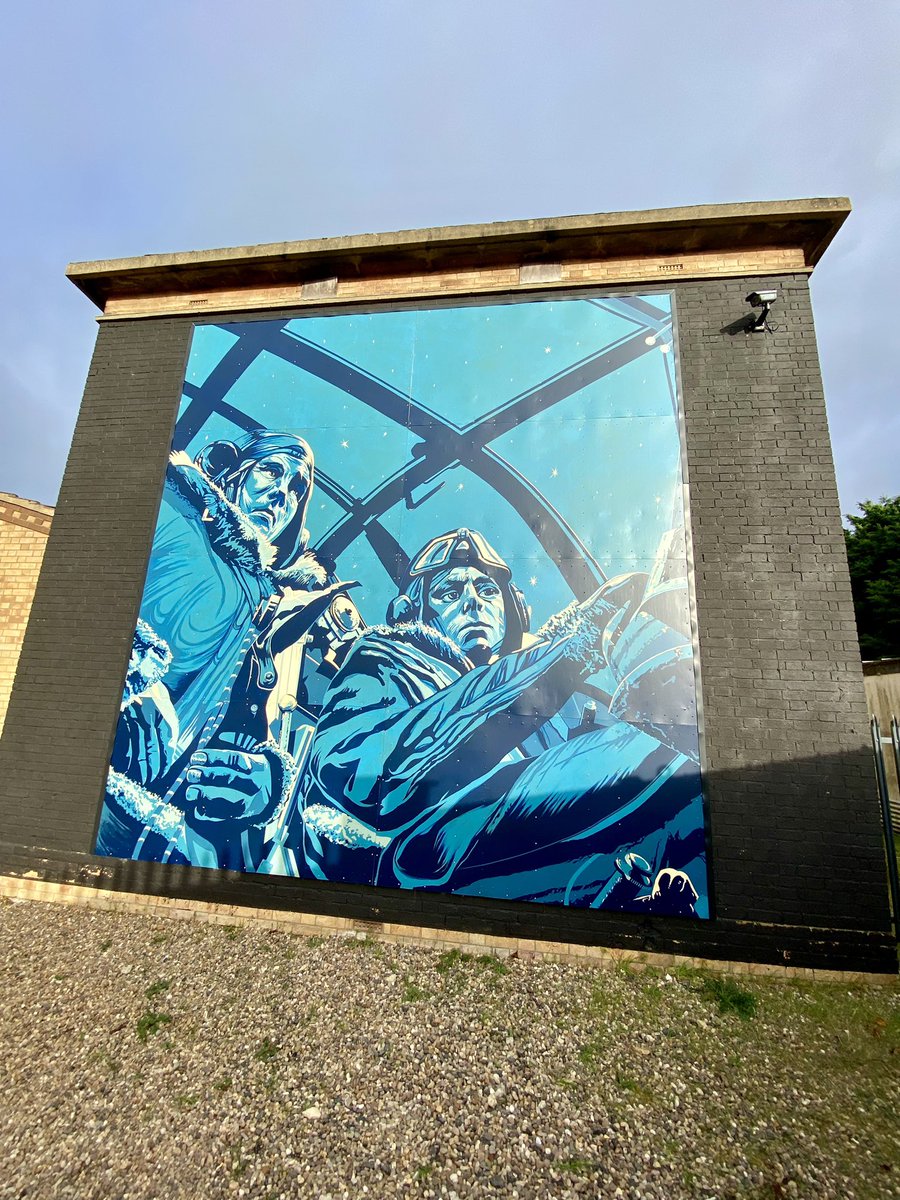LiveSideMediaUK's tweet image. Some more photos from today's trip to the former RAF Hemswell in Lincolnshire. #Lancaster #hemswell #dambuster #StreetArt