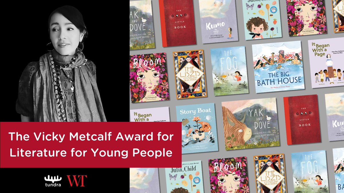 Congratulations to Kyo Maclear, who has received the Vicky Metcalf Award for Literature for Young People! 🎉