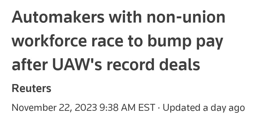 Union wins are good for ALL workers. Workers win together and workers lose together.