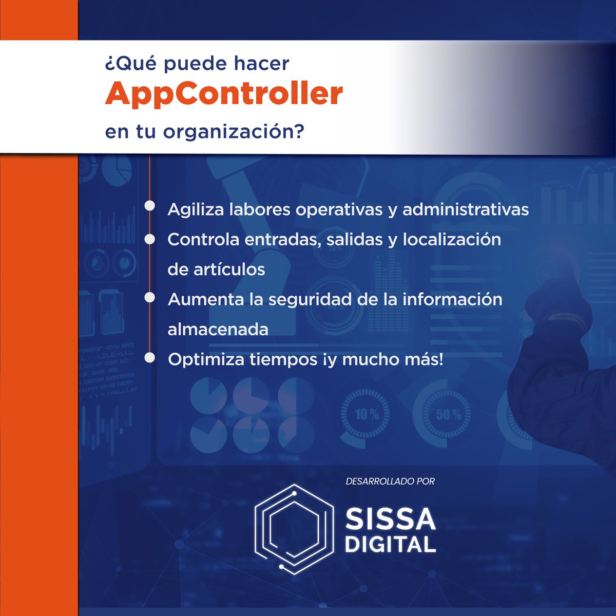 Seguridad_En_Am's tweet image. ¡Descubre la innovación con SISSA Digital!  
Presentamos AppController, tu solución integral para la Gestión de Servicios Operativos. 
¡Optimiza tus procesos y toma decisiones más acertadas!  

#SISSDigital #AppController #GestiónDeServicios #EficienciaOperativa