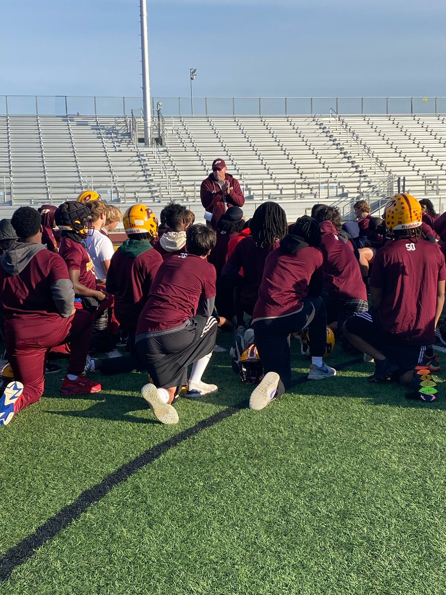 CoachSmith_PHS's tweet photo. We are very gracious and humbled to be practicing on Thanksgiving and playing in the @OfficialGHSA quarter finals! #beacoffeebean @PHS_Football1 @damonwest7 @JonGordon11 https://t.co/7JlAPn8kpJ