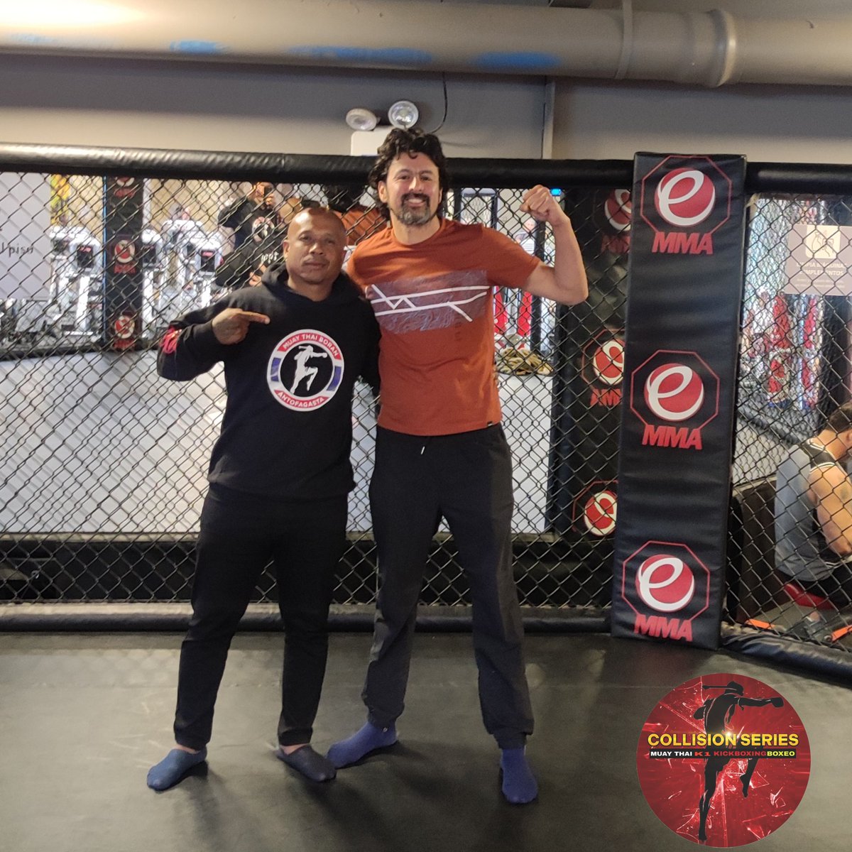 EdwardMuay's tweet photo. Malas juntas. Con el Kru de Muay Thai Coquimbo, uno de los habituales participantes de los #collisionseries en su evento. #muaythaiantofagasta
#muaythai #muaythaichile #SiguemeYTeSigo https://t.co/gs2LmKz8n8