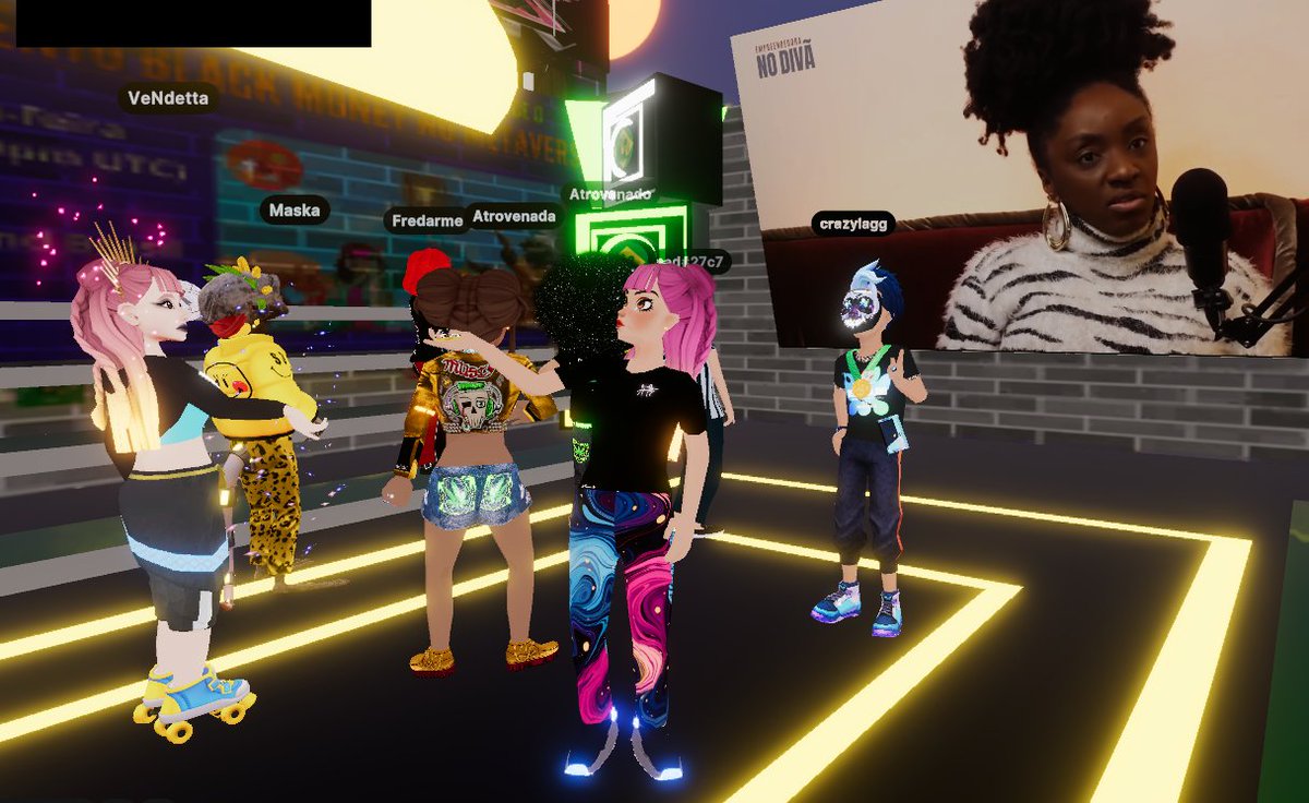 É SEMPRE MARAVILHOSO ouvir essa MARAVILHOSA <a href="/NinaSilvaPerfil/">Nina Silva</a> 🖤

Obrigada <a href="/DCL_Brasil/">DecentralandBrasil</a> <a href="/decentraland/">Decentraland</a> por nos proporcionar participar de um conteúdo extremamente sensacional no METAVERSO!