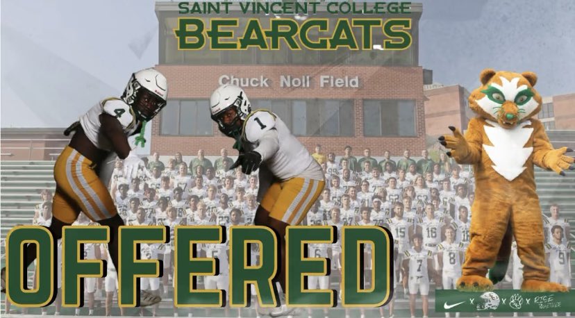 Thank you Saint Vincent College for the offer 🟢🟡 <a href="/CoachJB1968/">CoachJB John Bell</a> <a href="/COACHKEMP11/">Joshua Kemp Sr</a> <a href="/coachtaylor412/">Chris Taylor</a> @Karioo2xs <a href="/CoachBBlair_/">Coach BBlair</a>