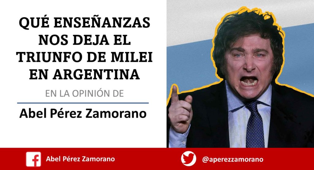 Buen día, te invito a leer mi artículo semanal titulado: 
QUÉ ENSEÑANZAS NOS DEJA EL TRIUNFO DE MILEI EN ARGENTINA
Para consultarlo, lo puedes encontrar en el siguiente link: 
m.facebook.com/story.php?stor…