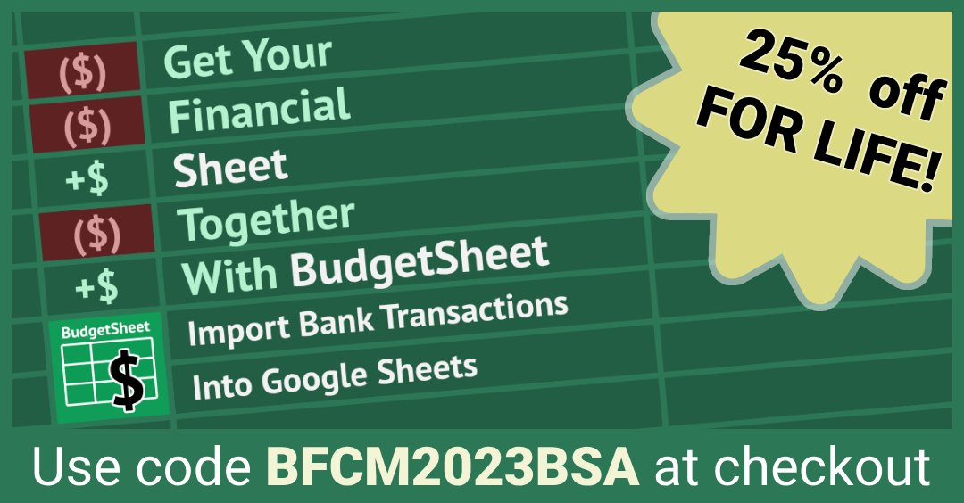 BudgetSheet tweet media