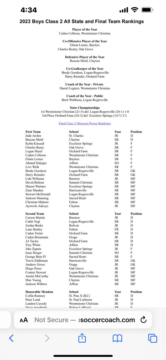 WCA Soccer tweet media