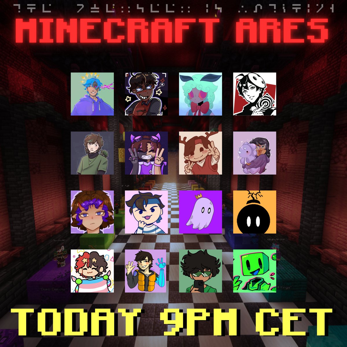 project_TFB's tweet photo. ‼️ That was all of the Teams for #MinecraftARES ‼️

⚔️We hope you will enjoy the event TODAY AT 9PM CET! ⚔️

Good luck, Contestants! https://t.co/mk9AF5OzHH