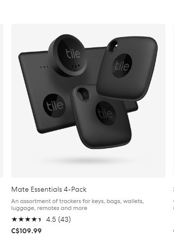 skinnepa's tweet photo. @TheTileApp Why so cheap with the #BlackFriday2023 deals?  Why not a deal on something people might actually want instead of all the colorific choices of weak-sauce offerings. https://t.co/KgDa4WBBUZ