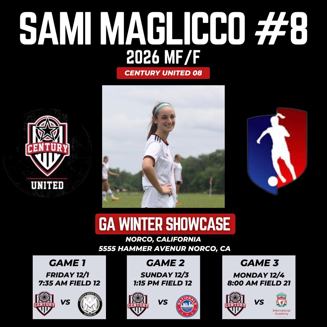 Come check me and my team out at the GA Winter Showcase located in Norco, Ca. <a href="/BeastModeSoccer/">David Copeland Smith</a> <a href="/ImCollegeSoccer/">College Soccer Truth ™</a> <a href="/PrepSoccer/">Prep Soccer ⚽️</a> <a href="/Century_Utd/">Century United</a> <a href="/Century08GA/">Century 2008 GA</a>