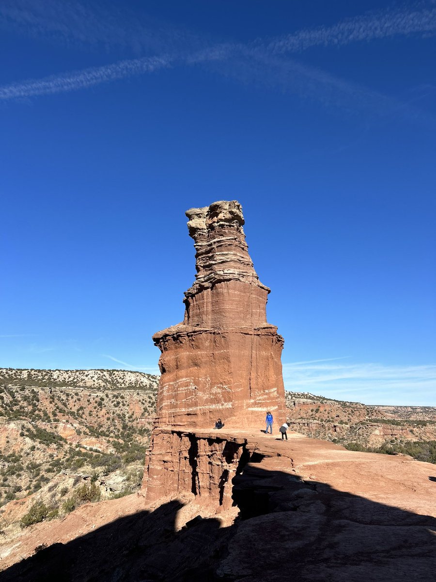 RMourning's tweet image. Beyond thankful for my guy - even when he wakes up at 0600 and says “wanna hike 6 miles to The Lighthouse this morning?” @Becca_Mourning @TPWDparks #CanyonTX 🦃🙏🍽🍁