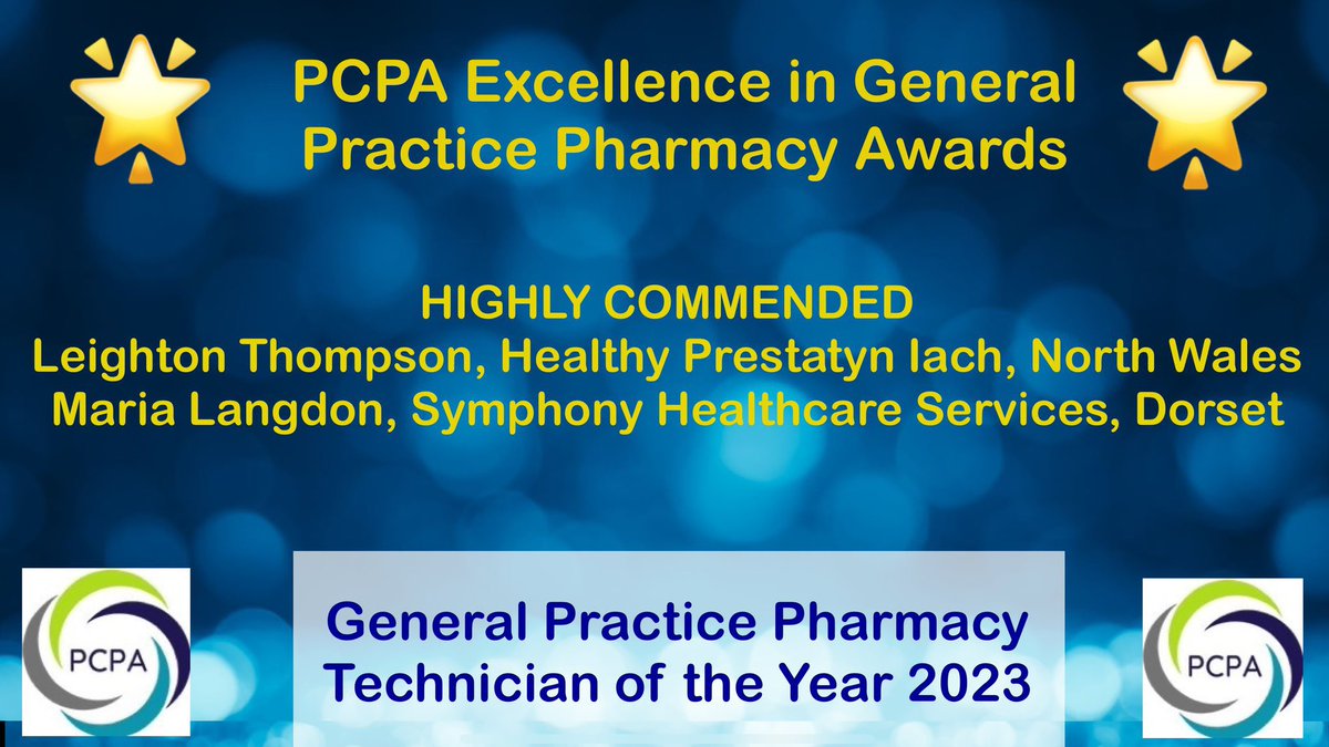 Lois Angharad Lloyd (@cymraes_lois) on Twitter photo Llongyfarchiadau, Congratulations to Leighton Thompson and Ceri Williams from <a href="/BetsiCadwaladr/">Betsi Cadwaladr</a> in their success at the 2023 PCPA Excellence in General Practice Pharmacy Awards this evening🌟
Fantastic role models for our pharmacy workforce strategy👏 <a href="/LDRJezHemming/">Jez Hemming</a> Llongyfarchiadau, Congratulations to Leighton Thompson and Ceri Williams from <a href="/BetsiCadwaladr/">Betsi Cadwaladr</a> in their success at the 2023 PCPA Excellence in General Practice Pharmacy Awards this evening🌟
Fantastic role models for our pharmacy workforce strategy👏 <a href="/LDRJezHemming/">Jez Hemming</a>