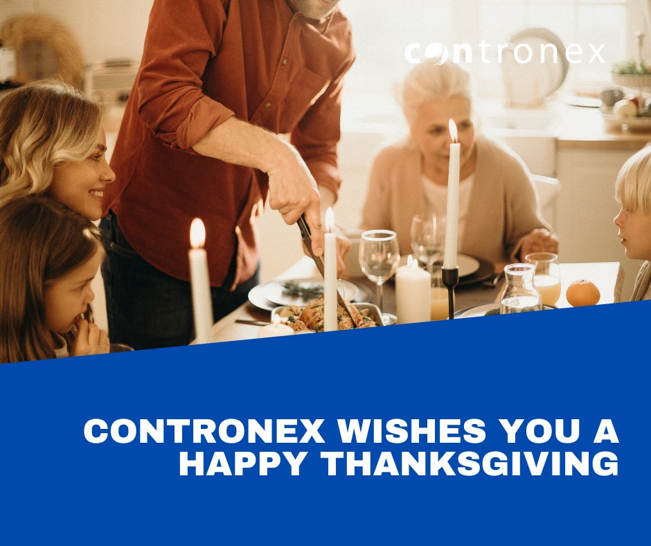 Contronex's tweet image. Contronex wishes you a happy thanksgiving!
