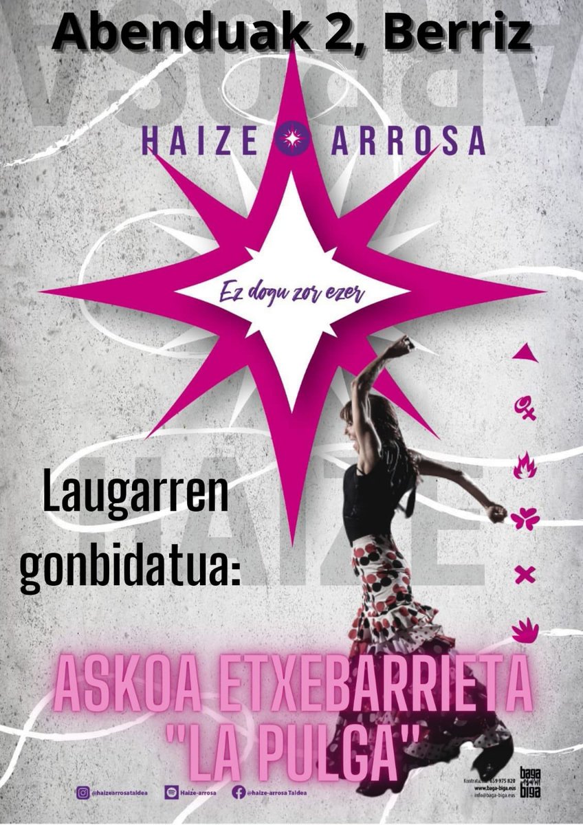 haizearrosatald's tweet photo. Laugarren gonbidatua…#haizearrosataldea #diska #folkrock #musika #euskalherria @BagaBigaeus @BerrizkoKulturE @haizearrosatald https://t.co/ClNY7uO7N4