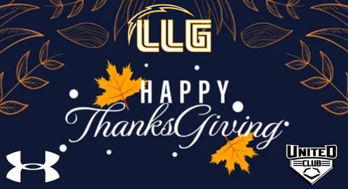 Happy Thanksgiving from the LLG family!⚡️