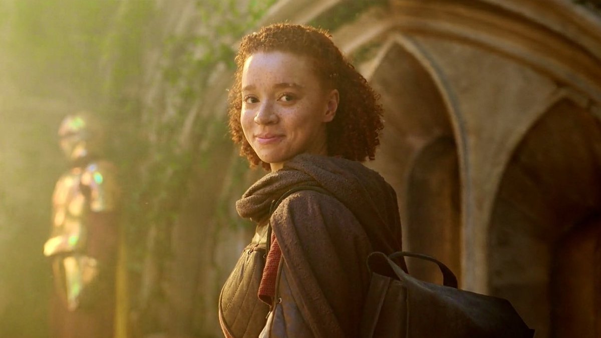 mcclaymagic's tweet photo. #WillowReWatch ep8
The look between Kit, promised the life she always dreamed of, and Jade, who appears with sweeping music playing and a beautiful smile...who could turn that down? But that Jade is not Kit's love, she wears no Bone Reaver clothing at all. #SaveWillow #Willow https://t.co/GFI2i2T8Rk