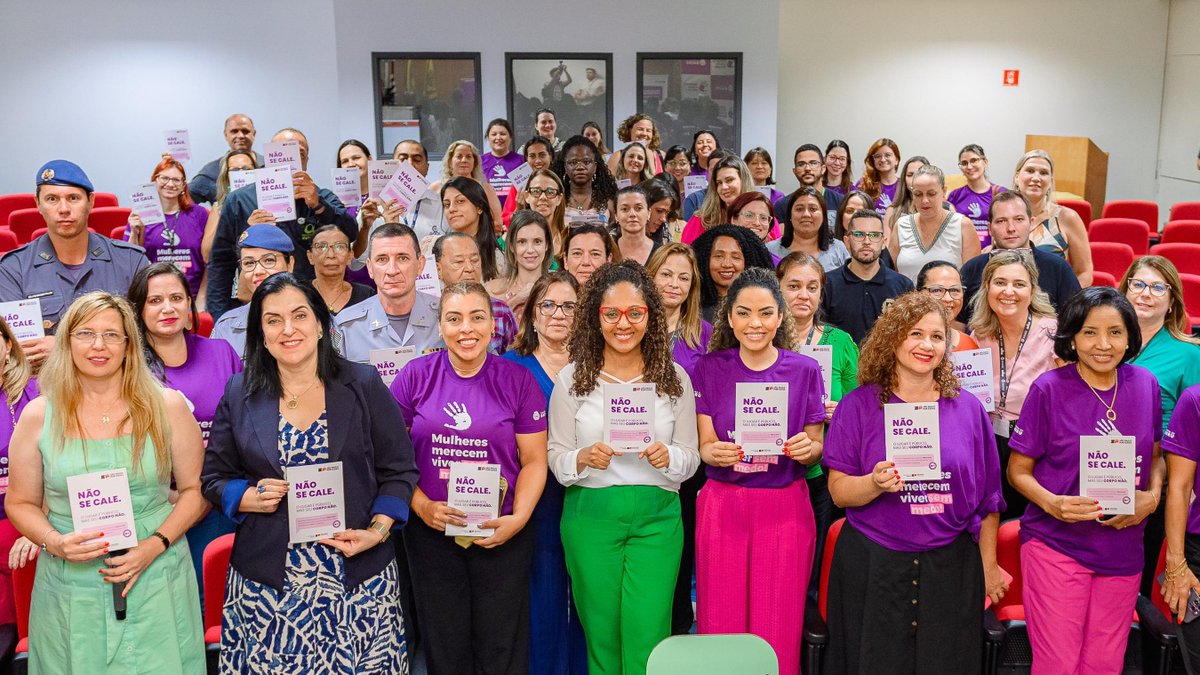 secmulhersp's tweet photo. Nesta quinta (23), a #SPMulher apresentou o Protocolo Não Se Cale nos municípios de Jaú e Bauru, seguindo a programação que preparamos para a megacampanha de 21 Dias de Ativismo Pelo Fim da Violência Contra a Mulher. https://t.co/NQtuwcHROE