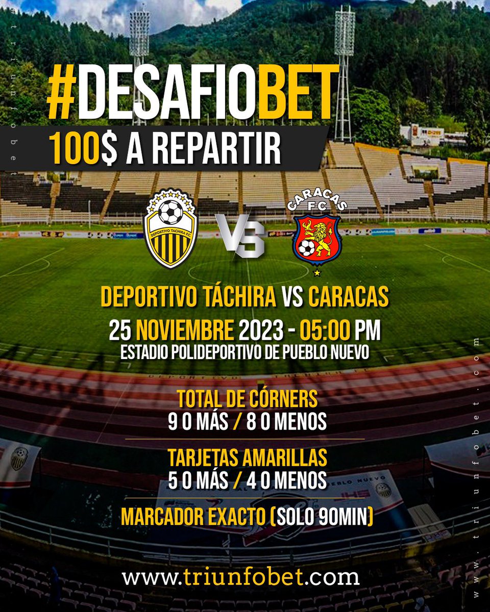 FlorangiMorales's tweet photo. ATENCIÓN TRIUNFADORES‼️

GRAN FINAL DE LA LIGAFUTVE Y TENEMOS PREMIO DE 100$ 🤑

⚠️ANTES DE PARTICIPAR LEE LAS INDICACIONES DEL SORTEO PARA QUE TU COMENTARIO SEA VALIDADO⚠️

➡SEGUIR A @triunfobet1 🏆 
DAR ME GUSTA❤️ y RT a este tuit 🔄 

Hilo👇🏼👀 https://t.co/SH774ADB3F
