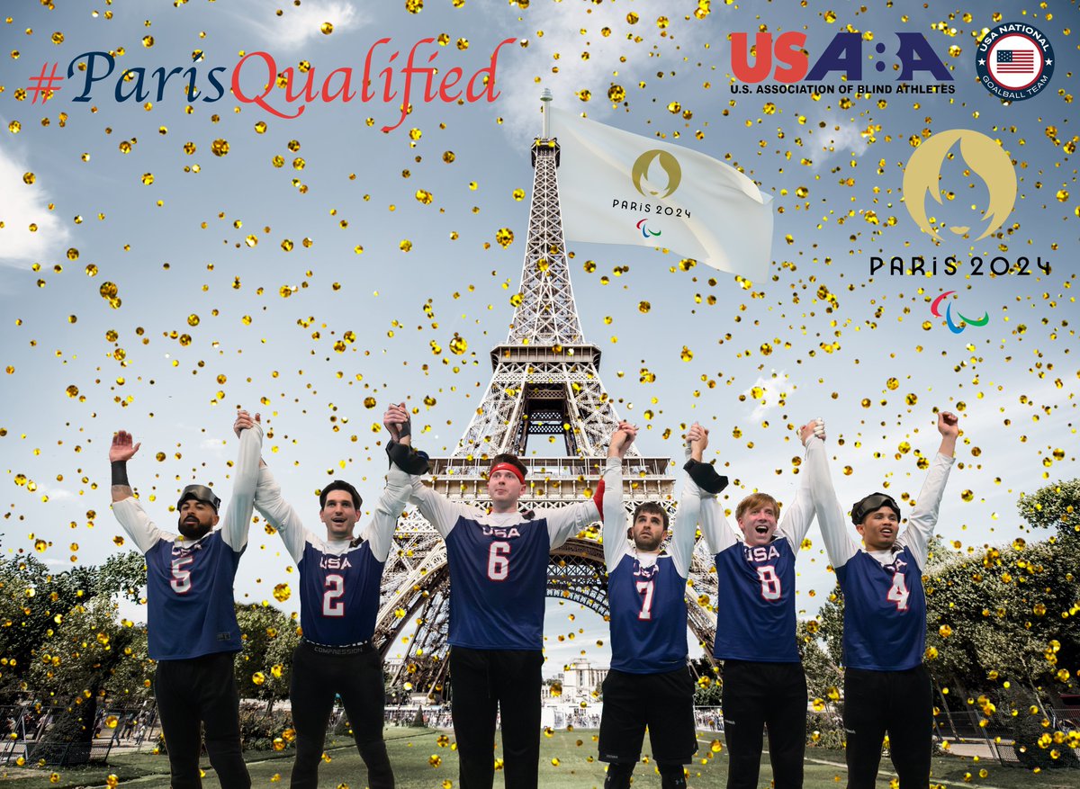 @usamgoalball is #Parisqualified!!!! Congratulations to this amazing group of athletes for qualifying to the @paris2024 Paralympic Games!