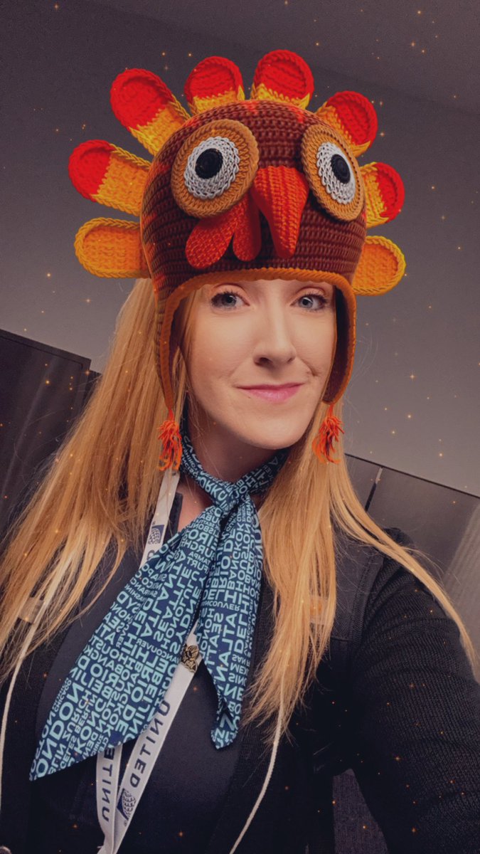 Happy thanksgiving! Spending the day at work, 🦃 hope everyone has a great day with family and friends.🧡 @DENAirport @united #beingunited #thanksgiving2023