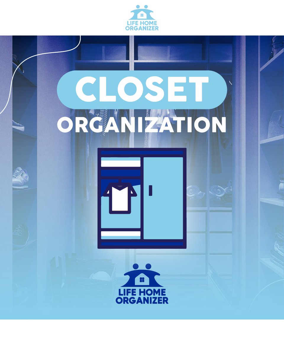 LifeHomeOr's tweet image. Closet Organization: They offer solutions to maximize space and keep closets tidy. 

- Clothing and accessory organization.
- Customized storage system design.
- Sorting and organizing items within the closet.

Book Now!!! Link in bio📱