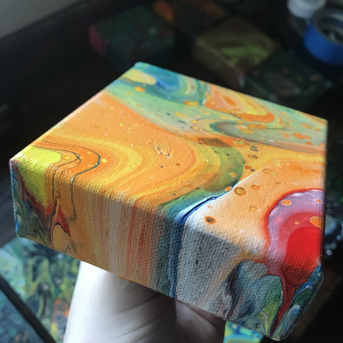 butchdogthing's tweet image. hey, YOU! yeah, you! do you like art? do you like paintings? well you're in luck. i have 9 paintings listed for sale right now in my shop and i'm having a sale for black friday through cyber monday: 20% off any order of $20 or more with code BF2023 🎨🛒⛓️⤵️