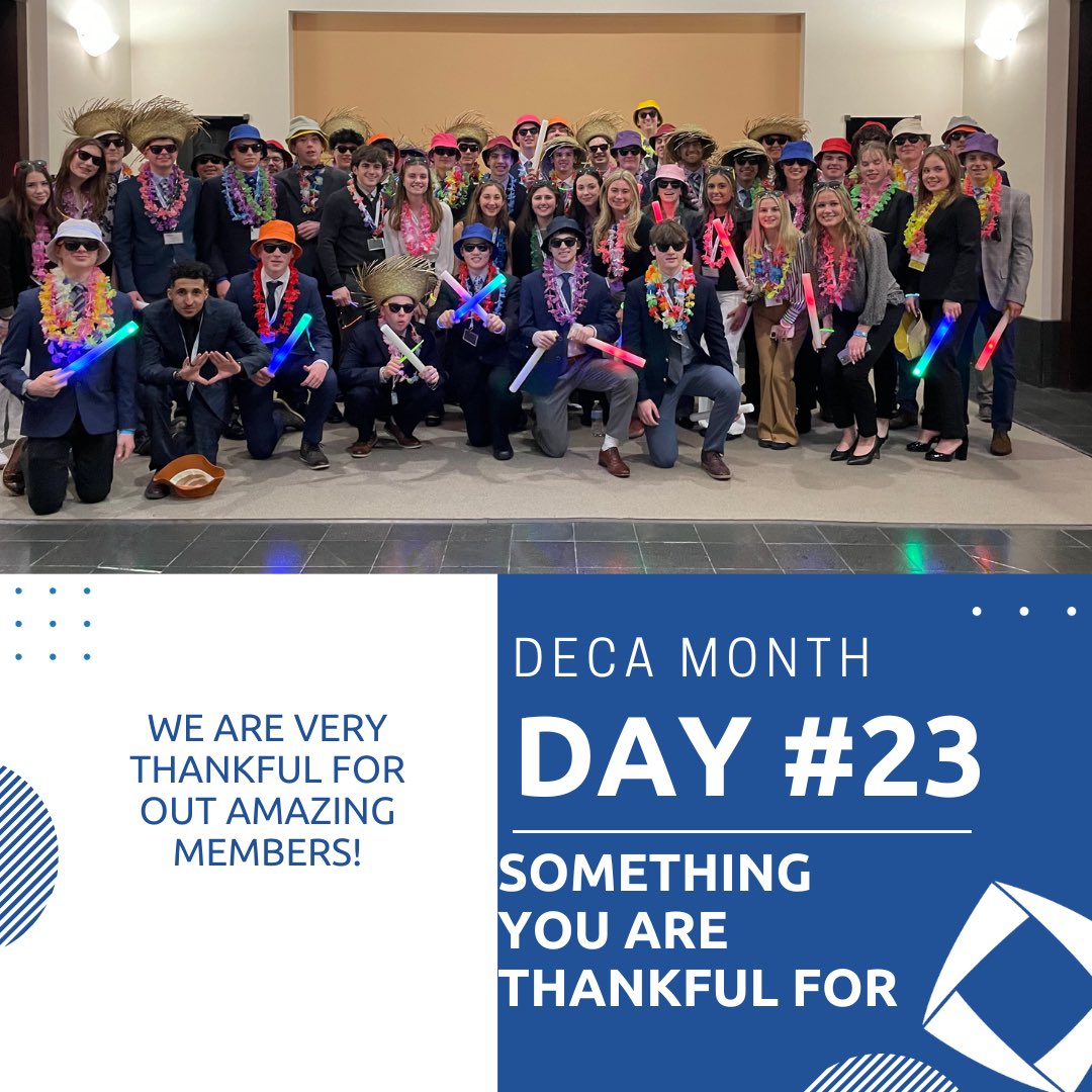 hopedale_deca's tweet image. Happy Thanksgiving to all! We celebrate Day 23 of #decamonth @mass_deca @decainc