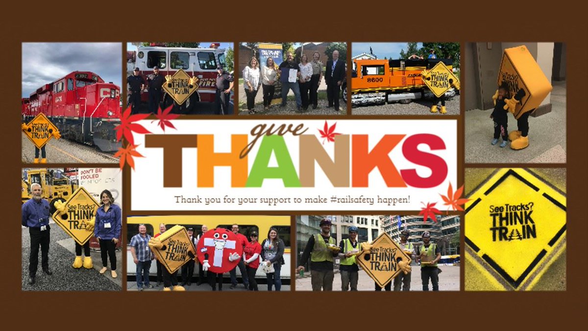 Happy Thanksgiving from Minnesota Operation Lifesaver! We're #Thankful for all of those who help make a difference in #Minnesota and beyond!
#GiveThanks
#JoinUs