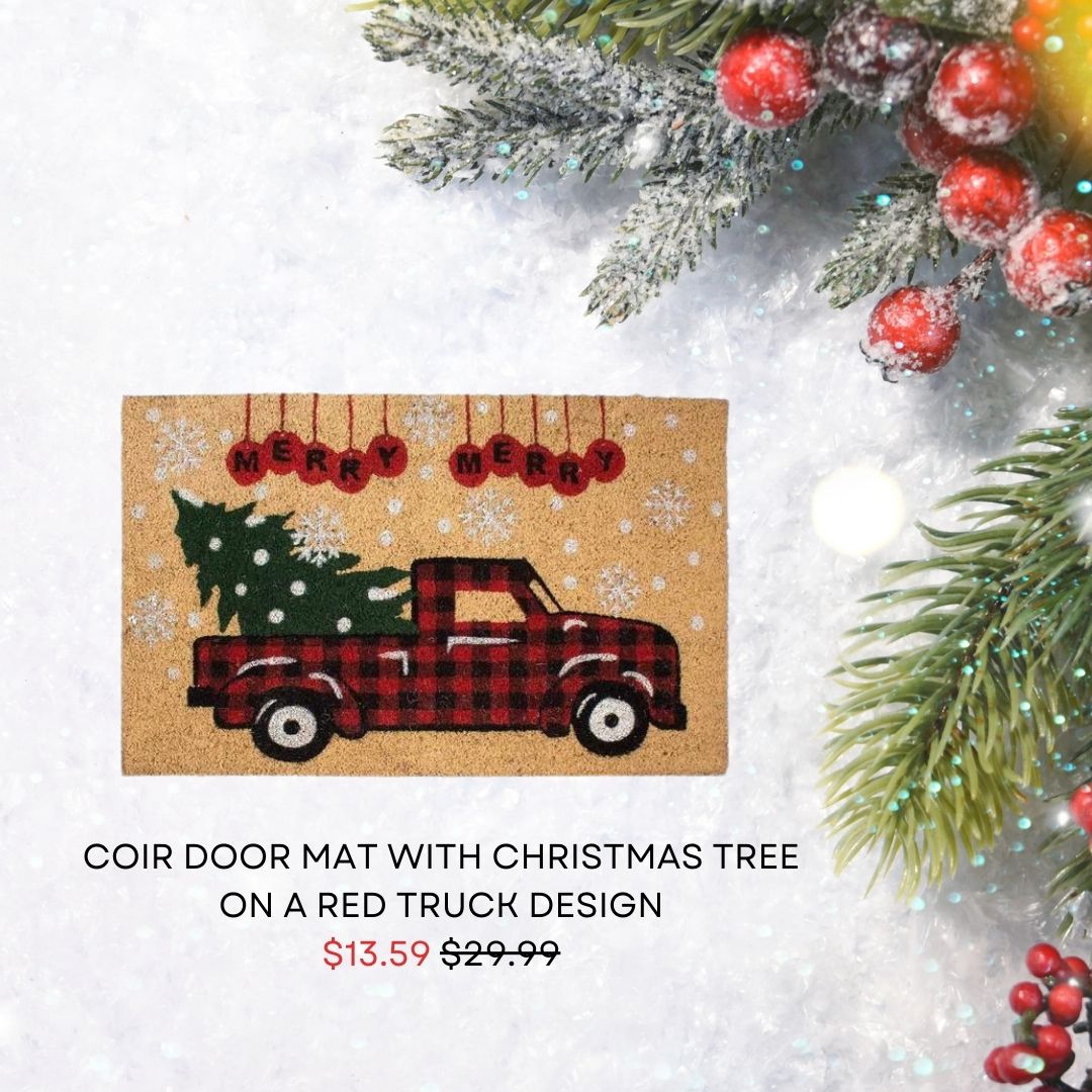 flatohomeprods's tweet photo. Step into the holiday spirit with our festive Christmas-themed doormat – the perfect welcome for guests and an instant upgrade for your home! 🎄✨ Now on sale for just $13.59 – 'tis the season to shop and save! 🎁🏠 #ChristmasCheer #FestiveWelcome #HolidayHome https://t.co/4R1td03ftk