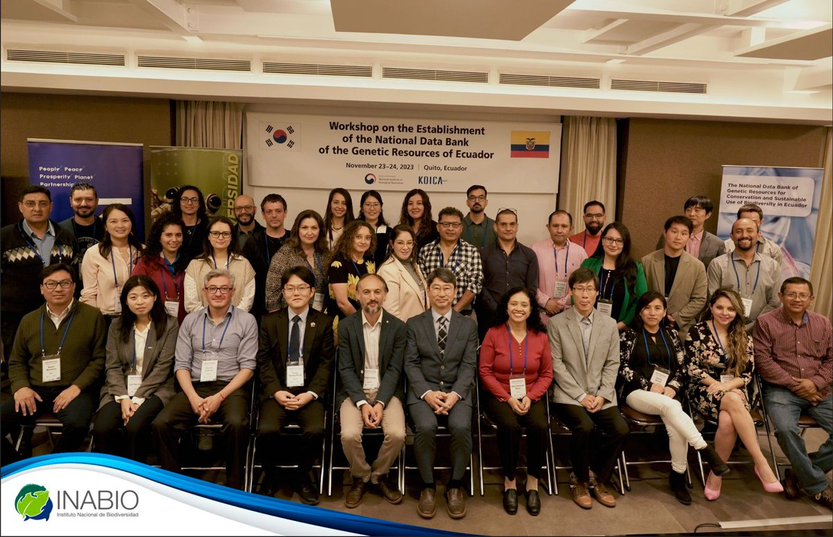 👉El #INABIO, junto a <a href="/EcuadorKoica/">KOICA Ecuador 에콰도르사무소</a> desarrollan este 23 y 24 de noviembre el segundo taller para la formación de la Red Nacional de Biocentros de Ecuador, como parte de la implementación del Banco Nacional de Datos de Recursos Genéticos.