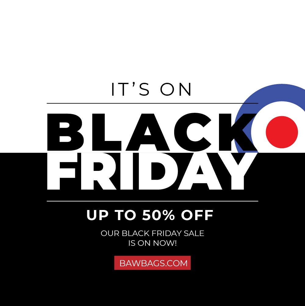 It’s on! Get up to 50% OFF in our Black Friday Sale at bawbags.com