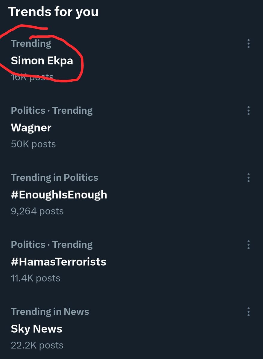 RealDsuccess's tweet photo. Simon Ekpa still trending, when our PM trends Biafra trend. https://t.co/DYpQYvHUj2