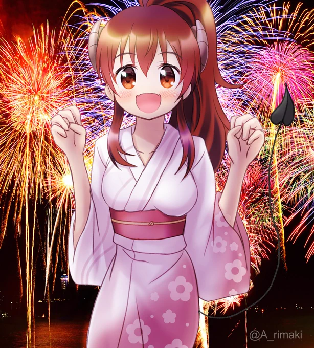 似た構図になったシャミ子ちゃんを並べてみた。左が去年、右が今年描いたもの。こうやって見比べると結構絵が変わっ、、ってるか?絵柄の変化って本人以外が見ても殆どわかんない事あるしどうなんだろう?#まちカドまぞく #machikadomazoku 
