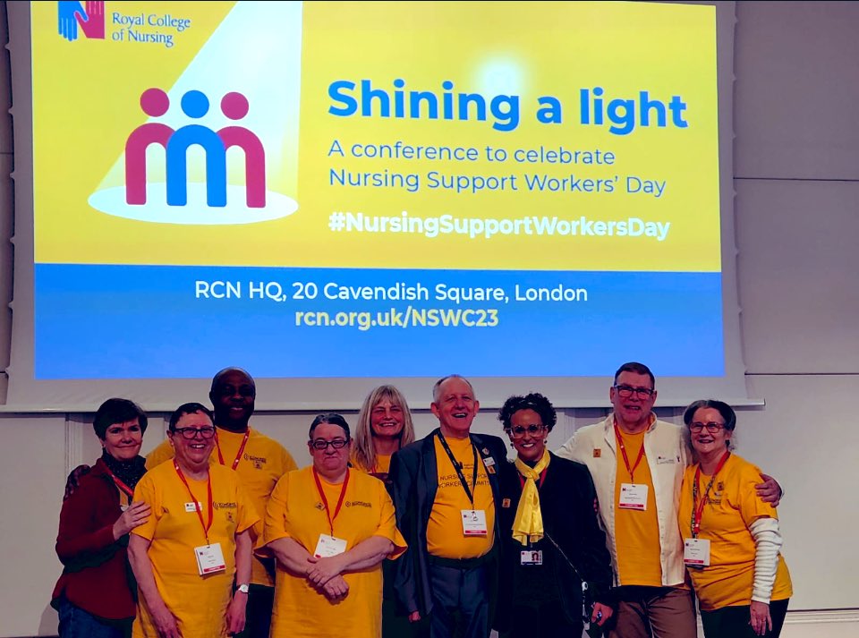 The ✨wonderful✨ @theRCN Nursing Support Workers Committee each one of them bringing thier experience, skill & compassion to the RCN amplifying the voice of NSWs #NursingSupportWorkersDay @RCNNSW2021