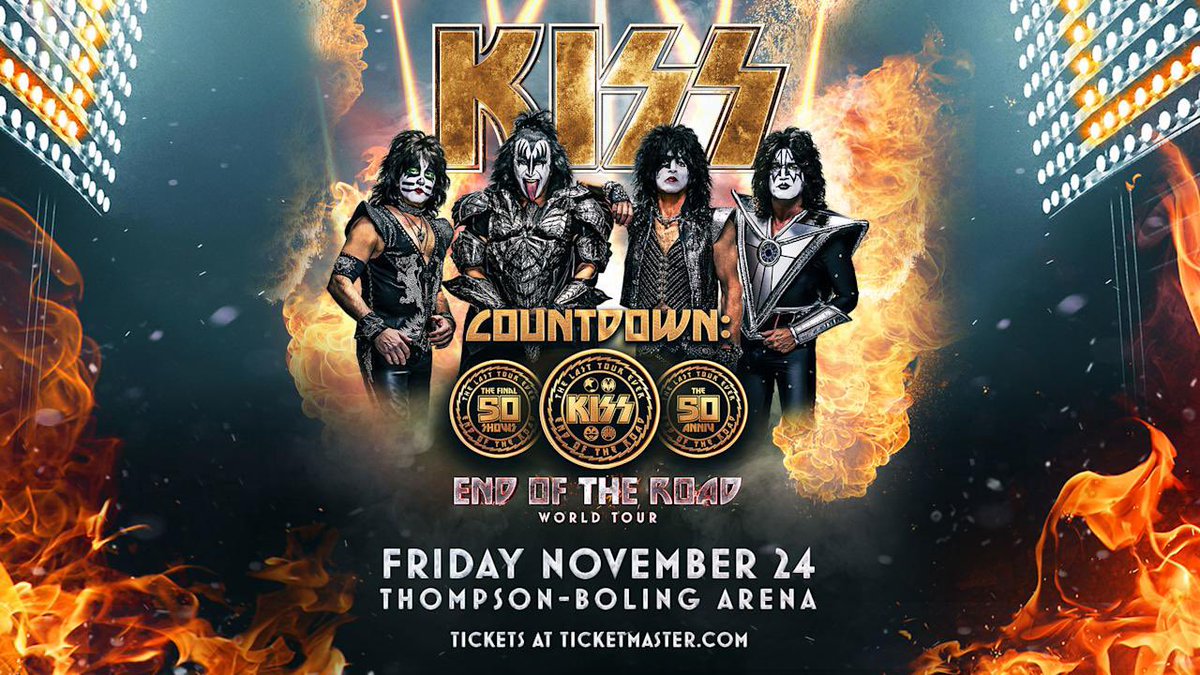 mitchlafon's tweet photo. I’m told that KISS’ Knoxville show is canceled. Official announcement should be forthcoming. Staff were apparently notified to not report for work. https://t.co/TEDTLjIIC7