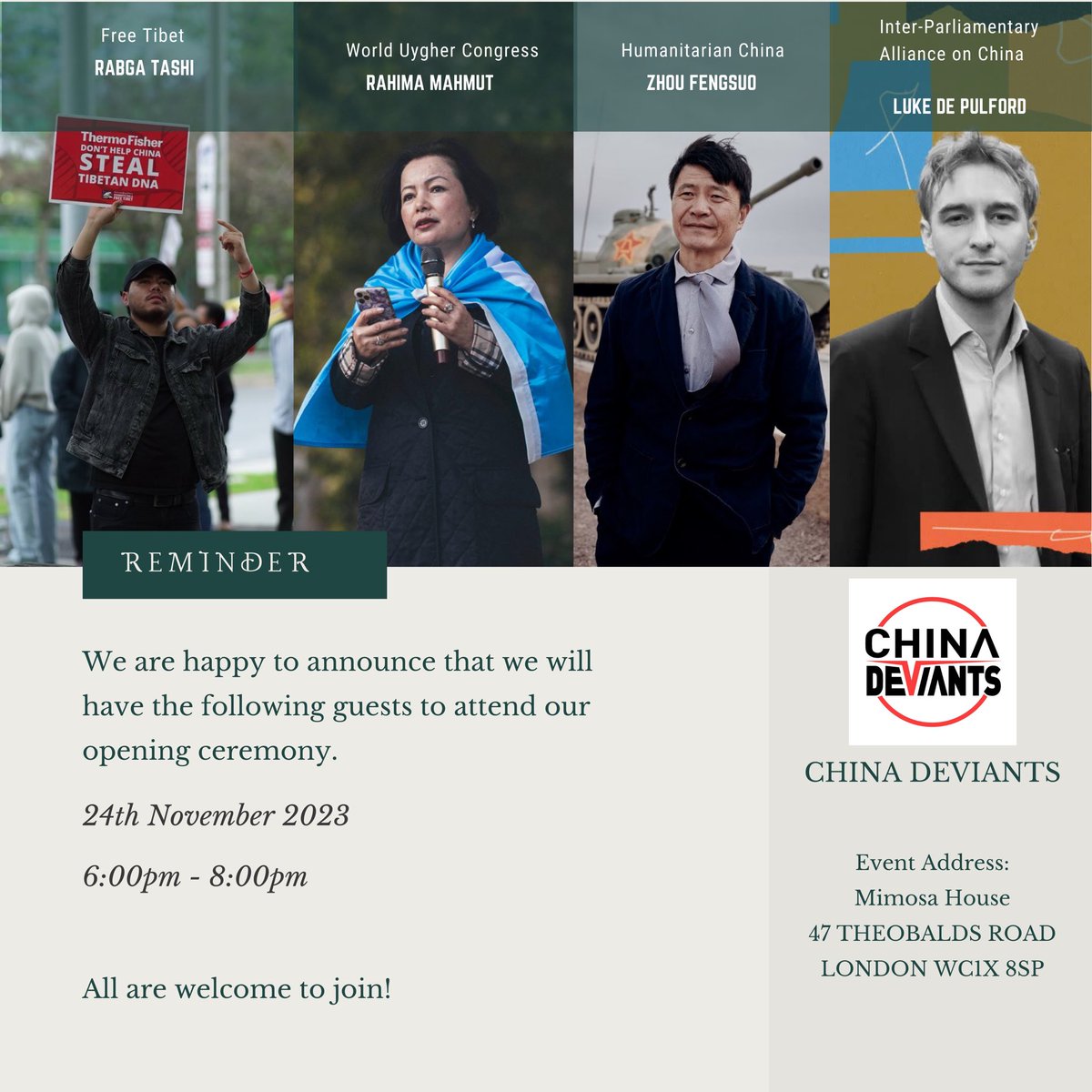 China_Deviants's tweet photo. We will be holding the opening ceremony for blank paper anniversary, everyone is welcome to join! https://t.co/o64ie1Dogh