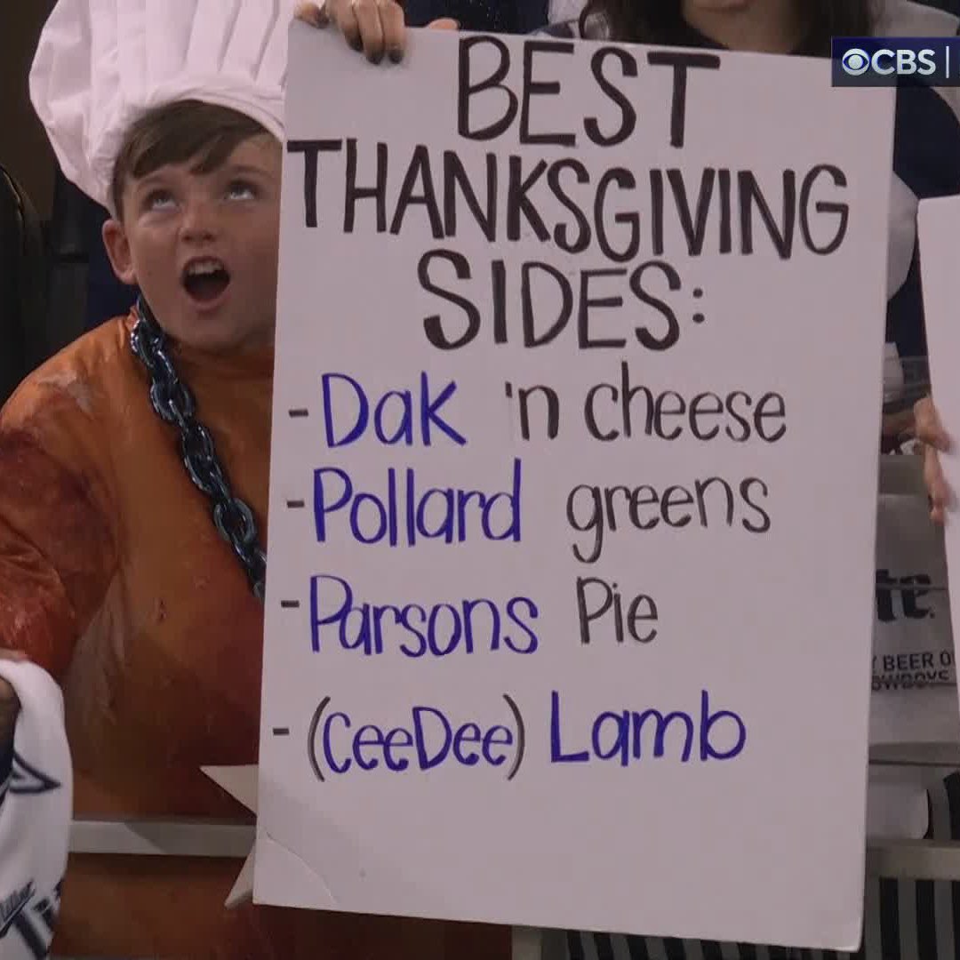 BleacherReport's tweet photo. This kid knows what’s cookin in Dallas 🧑‍🍳 😂 https://t.co/pnBLE5Lsw3