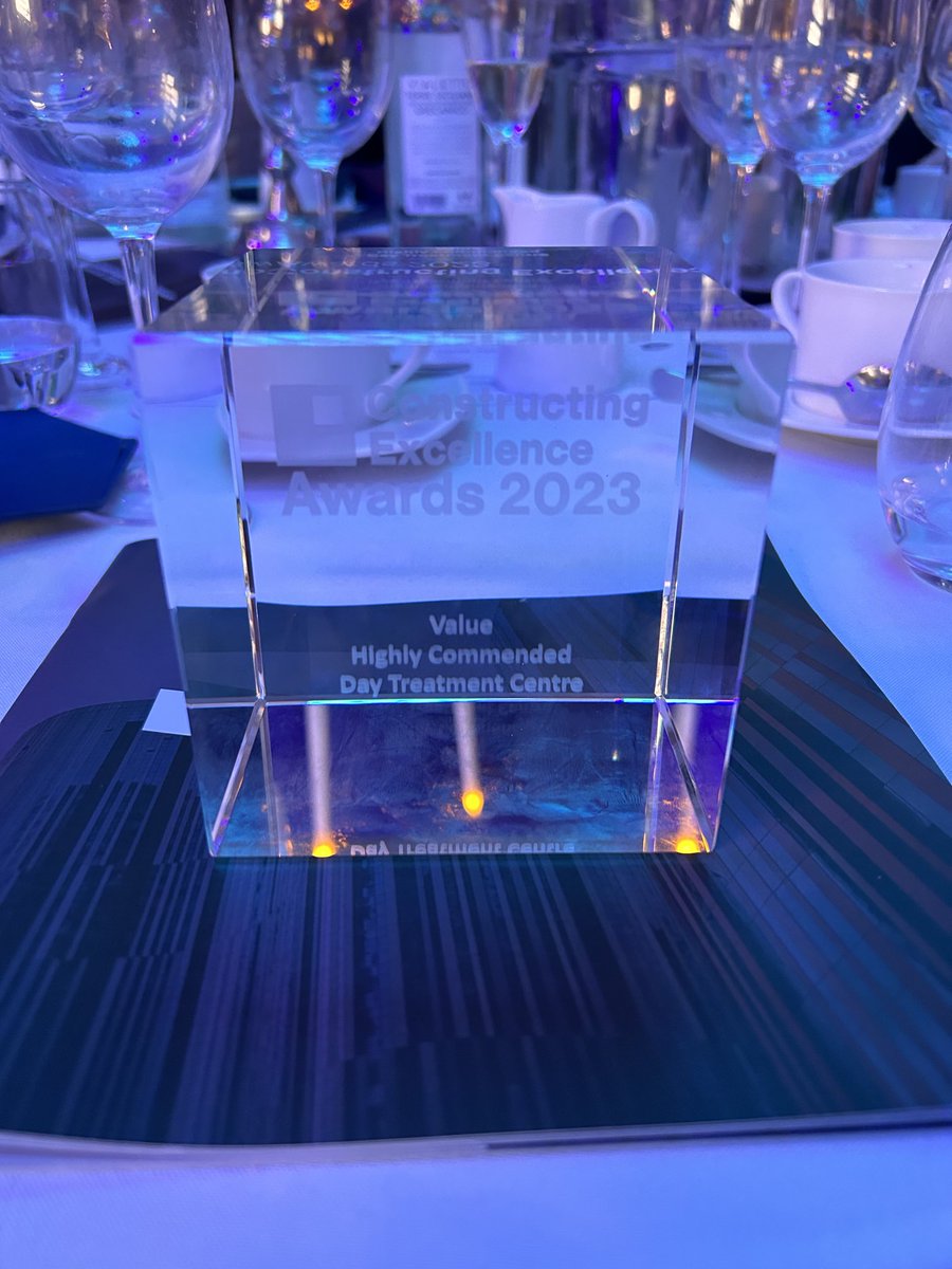 PHSderek's tweet photo. Delighted to see the DTC achieve a highly commended at the National Constructing Excellence Awards 2023! ⁦@NewcastleHosps⁩ ⁦@RobertsonGroup⁩  ⁦@PandHSArch⁩ #enhancinglives https://t.co/eTnGyII8M1