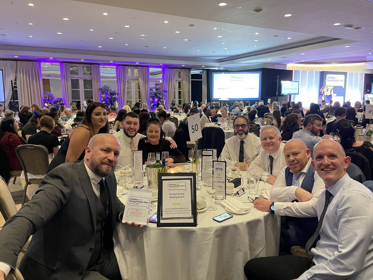 We’ve only gone and won the Partnership Working Award at <a href="/cypnow/">Children & Young People Now</a> awards. Great partnership work to protect our young people from getting caught up in county lines <a href="/sandwellcouncil/">Sandwell Council</a> <a href="/sandwellct/">Sandwell Children</a> <a href="/SandwellPolice/">Sandwell Police</a> plus other partners. <a href="/CouncillorSimon/">Councillor Simon Hackett</a> <a href="/SandwellDCS/">Sally Giles</a> <a href="/LeaderSandwell/">Councillor Kerrie Carmichael</a>