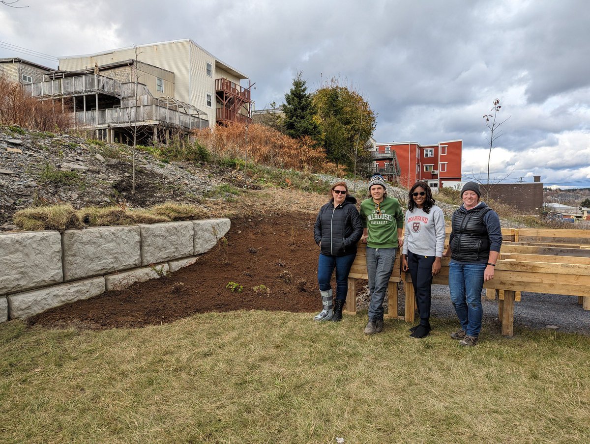ACAPSaintJohn's tweet photo. Last Friday was a day of growth and giving at Rose House, where our ACAP team and two amazing volunteers planted 7 large oaks and a pollinator garden alongside raised vegetable planters 🌸

Big thanks to TD Friends of the Environment for their support!

#CommunityGrowth #ACAPSJ https://t.co/4QXVJyiSgh