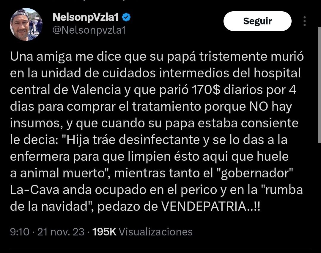 rajote's tweet photo. Por este twis (X) detuvieron a Nelson @Nelsonpvzla1 https://t.co/EggP2icCog