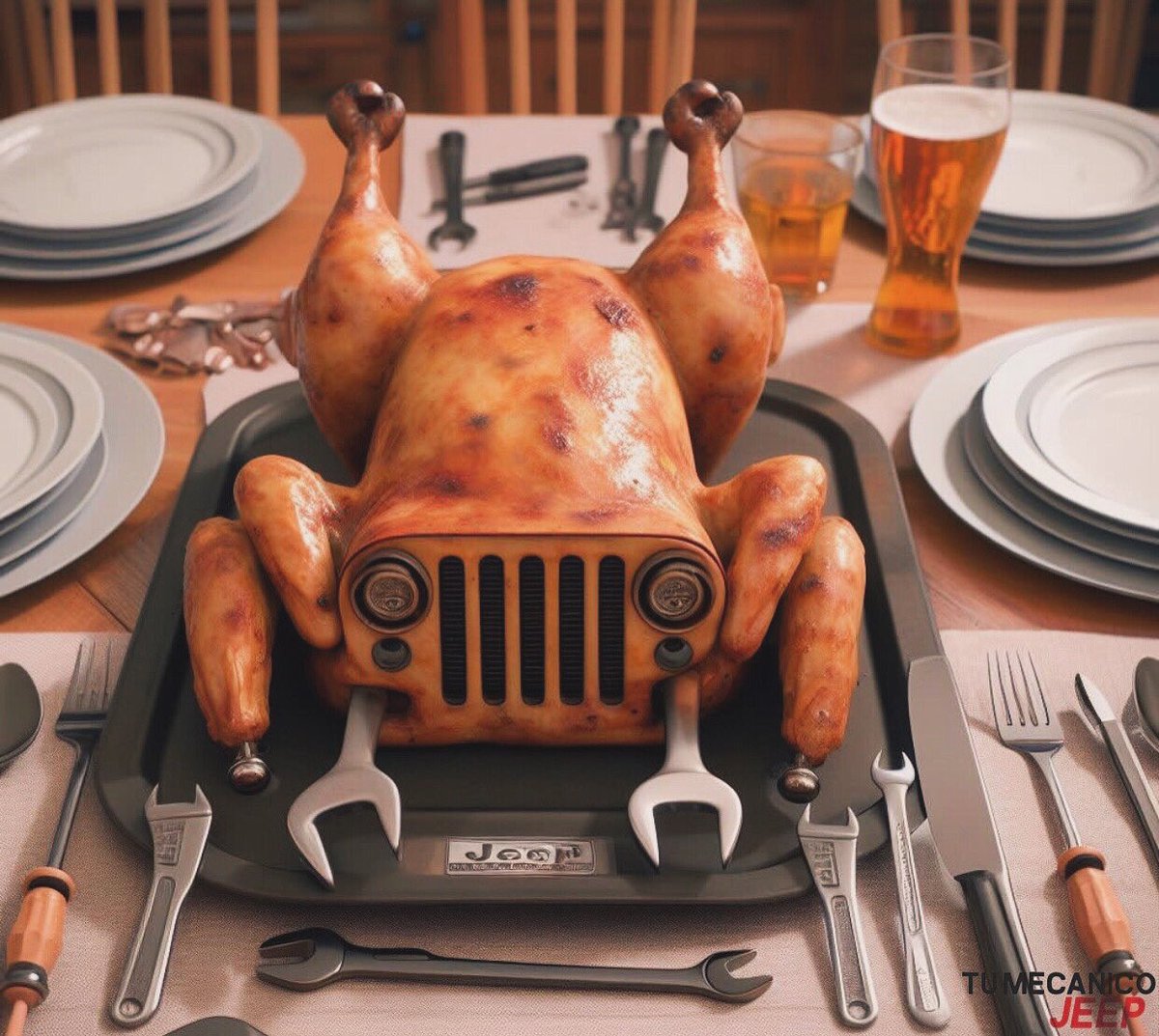 tumecanicojeep's tweet photo. Hoy damos gracias por cada milla y cada camino que nos ha tocado recorrer juntos. Happy Thanksgiving! 🤎🦃 #LaAventuraContinua  #JeepSoloHayUno. #PoderJeep #Jeepero #JeepLife #JeeperosDeCorazón #OIIIIIIIO #tumecanicojeep #happythanksgivng https://t.co/fAY0N7o4jq