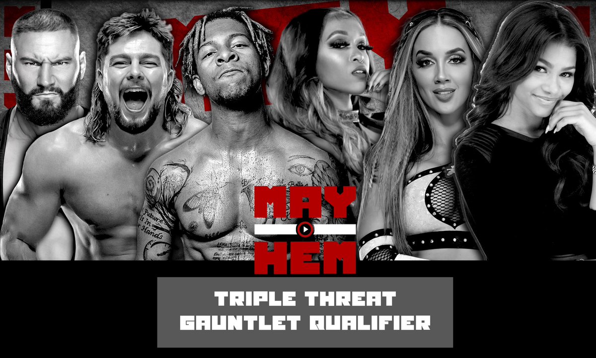 Before our American friends, fans, and fighters get too turkey tired, here’s another thing to be thankful for! Your complete and updated card for Mayhem 95 on @thesplatnetwork!

zionwrestling.proboards.com/thread/1273/ma…