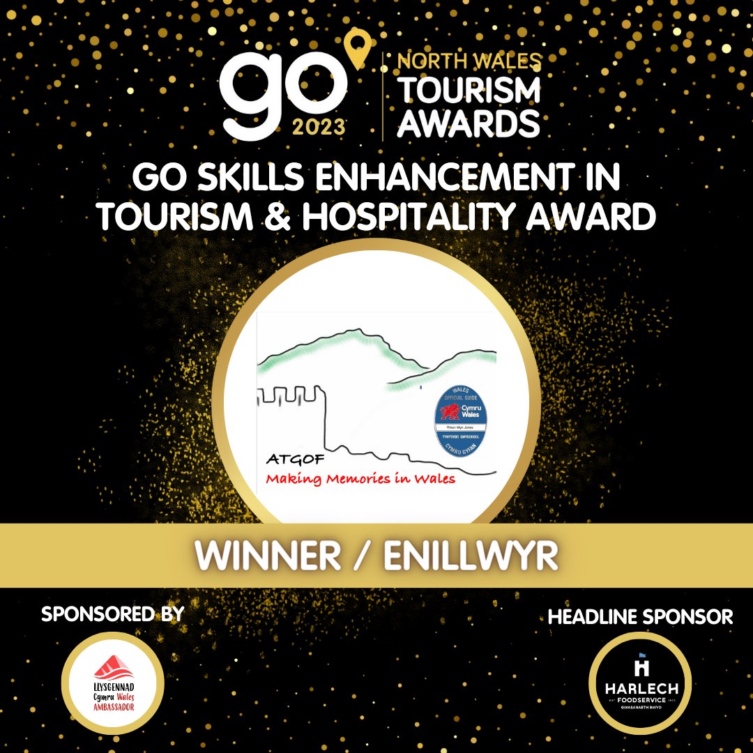 GoNorthWales's tweet photo. Congratulations to @atgof_making_memories 🥳 
@NthEastWales @Visiting_Conwy @visit_snowdonia @VisitAnglesey @eryrinpa @harlechfoods https://t.co/jcZWBzWslW