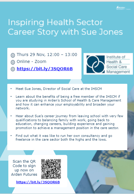 Excited to be sharing our upcoming career events to mark the start of a new term. Events will give insights to our students on career progression routes and build their network connections  #ardenuniversity #HCM
